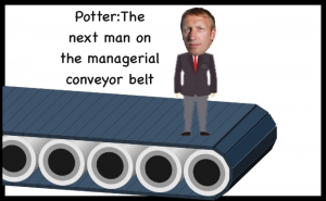 Graham Potter on the Swans managerial conveyor belt